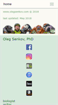 Mobile Screenshot of olegsenkov.com